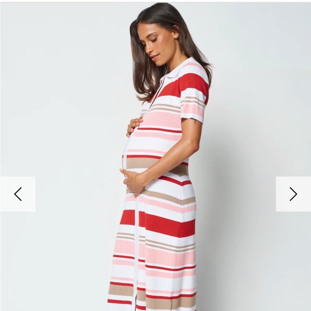 Apero Marguerite Maternity Dress L NWT